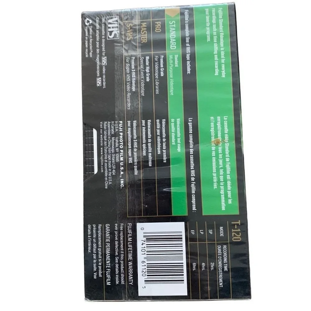 Fujifilm 6hrs. T-120 Blank Video Tape